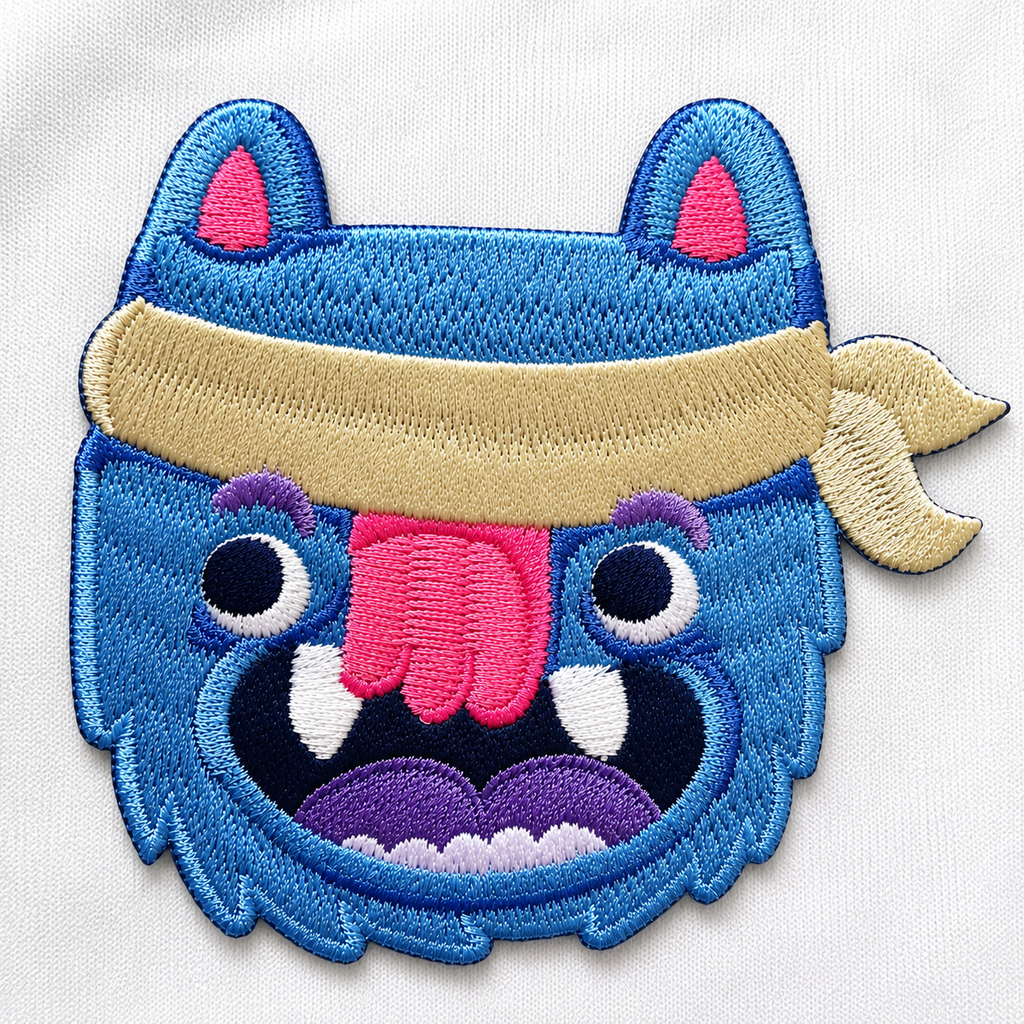 Hoodie Monstruo Azul - Blanca