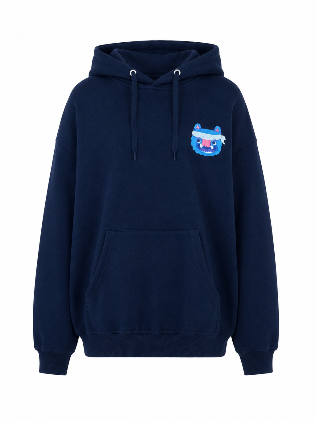 Hoodie Monstruo Azul - Navy